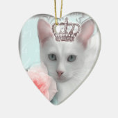 雪のプリンセス セラミックオーナメント (左)