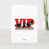 雪のプードル シーズンカード (裏面)