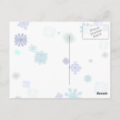 雪のプールの格言 ポストカード (裏面)