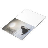 雪のベルネーゼ山犬 ノートパッド (アングル)