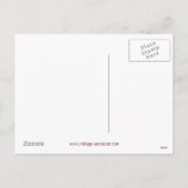 雪のホリデーカードに書き込まれる流出 シーズンポストカード (裏面)