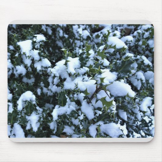 雪のホーリー マウスパッド (正面)