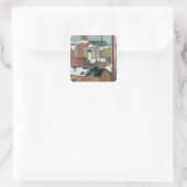 雪のボンの聖マリア教会， 1911 スクエアシール (バッグ)