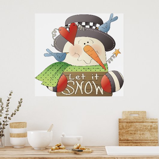 雪のポスター ポスター (キッチン)