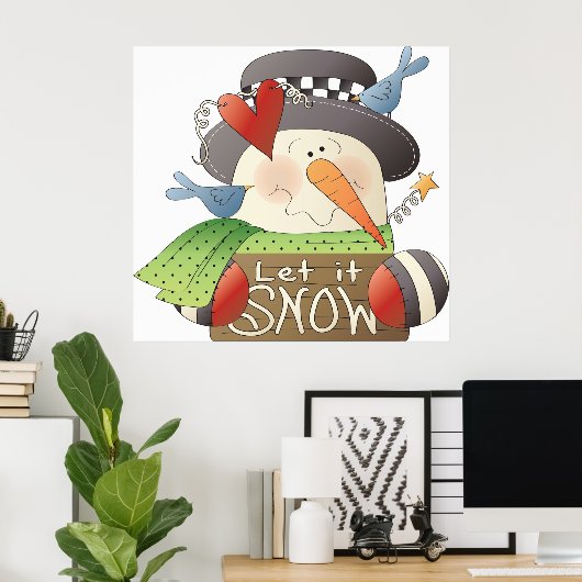 雪のポスター ポスター (ホームオフィス)