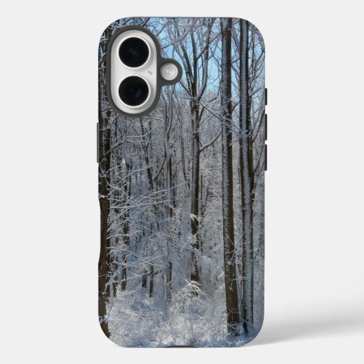 雪のポプラ林 I Case-Mate iPhoneケース (裏面)