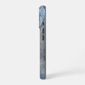 雪のポプラ林 I iPhone 16ケース (左側面)