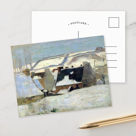雪のポント=アヴェン | ポール・ゴーガン ポストカード
