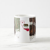 雪のマグのセコイア コーヒーマグカップ (中央)