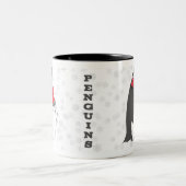 雪のマグのペンギン ツートーンマグカップ (中央)