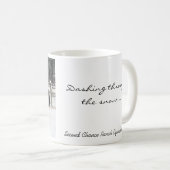 雪のマグを通って紛砕 コーヒーマグカップ (正面右)