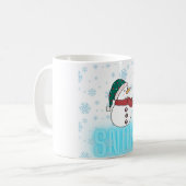 雪のマグカップ コーヒーマグカップ (正面左)