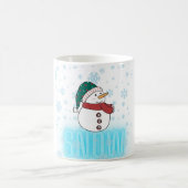 雪のマグカップ コーヒーマグカップ (中央)