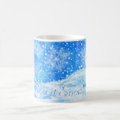 雪のマグカップ コーヒーマグカップ (中央)