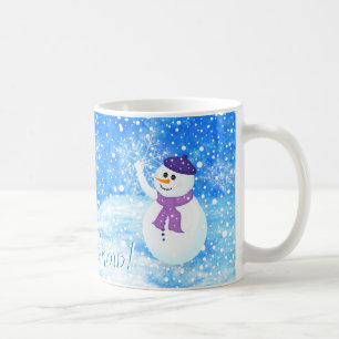 雪のマグカップ コーヒーマグカップ