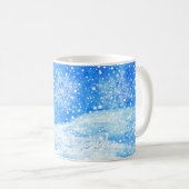 雪のマグカップ コーヒーマグカップ (正面右)