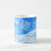 雪のマグカップ コーヒーマグカップ (中央)