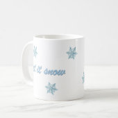 雪のマグカップ コーヒーマグカップ (正面左)