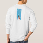 雪のマスティフはワイシャツ2味方しました Tシャツ (裏面)