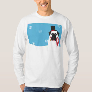 雪のマスティフはワイシャツ2味方しました Tシャツ