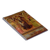 雪のマドンナ、c.1430-32の祭壇の背後の飾り( ノートブック (右側)