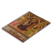 雪のマドンナ、c.1430-32の祭壇の背後の飾り( ノートブック (左側)