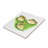 雪のマラードアヒル タイル (側面)