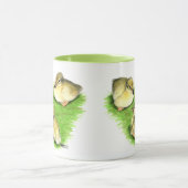 雪のマラードアヒル マグカップ (中央)