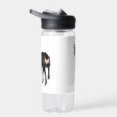 雪のミニマル上でアルパインシャモア山ヤギ ウォーターボトル (右面)