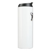 雪のミニマル上でアルパインシャモア山ヤギ タンブラー (回転左)