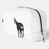 雪のミニマル上でアルパインシャモア山ヤギ ドップキット (右コーナー)