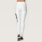 雪のミニマル上でアルパインシャモア山ヤギ レギンス (裏面)