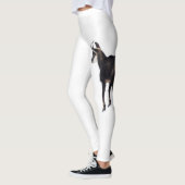 雪のミニマル上でアルパインシャモア山ヤギ レギンス (左)