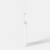 雪のミニマル上でアルパインシャモア山ヤギ iPhoneケース (左側面)