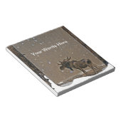 雪のムース ノートパッド (アングル)