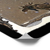 雪のムース ポスター (角)