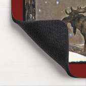 雪のムース マウスパッド (コーナー)