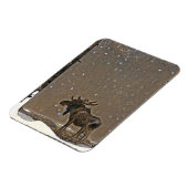 雪のムース マグネット (左側)