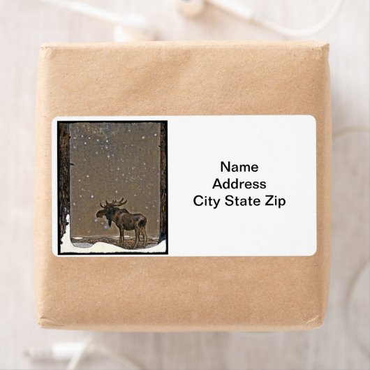 雪のムース ラベル (インサイチュ)