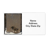 雪のムース ラベル (正面)