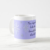 雪のメッセージ コーヒーマグカップ (正面左)