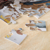 雪のメロディー：ボホフクロウ ジグソーパズル (側面)