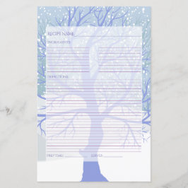 雪のモダンクリスマスレシピの色を変更