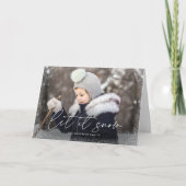 雪のモダン台本の写真を見る シーズンカード (正面)