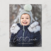 雪のモダン台本の写真を見る シーズンポストカード (正面)