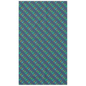 雪のモミの木のテーブルクロス テーブルクロス (正面)