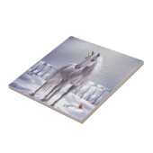 雪のユニコーン タイル (側面)