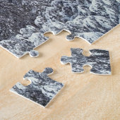 雪のヨセミテの谷 ジグソーパズル (側面)