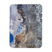 雪のヨセミテバレー マグネット (縦)