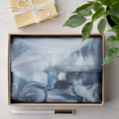 雪のランニング中の美しい馬 薄葉紙 (ギフト)